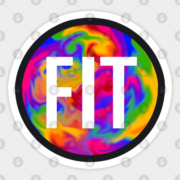 Fit Sticker by Orchid's Art